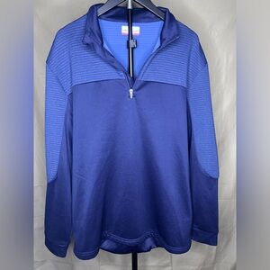Grand Slam Blue Quarter-Zip Sweater Size XL